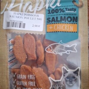 Friandises poissons saumon poulet 85G