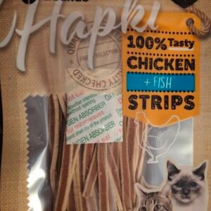 Hapki strips poulet/poissons 50g