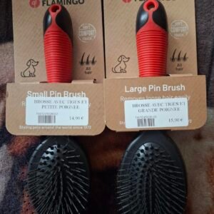 BROSSE A PICOTS ARRONDIS ROUGE/NOIR