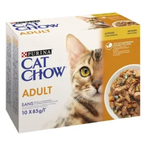 CAT CHOW SACHETS FRAICHEURS 10X85G