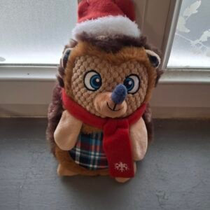 Peluche Hérisson avec bonnet de noël