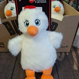 Peluche poussin blanc